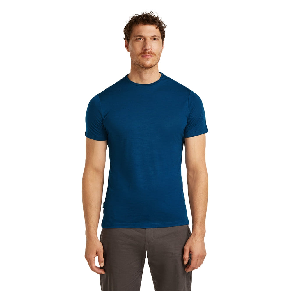 Icebreaker M 125 Coollt short sleeve Sphere3 Tops in Blue Color