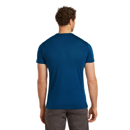 Icebreaker M 125 Coollt short sleeve Sphere3 Tops in Blue Color