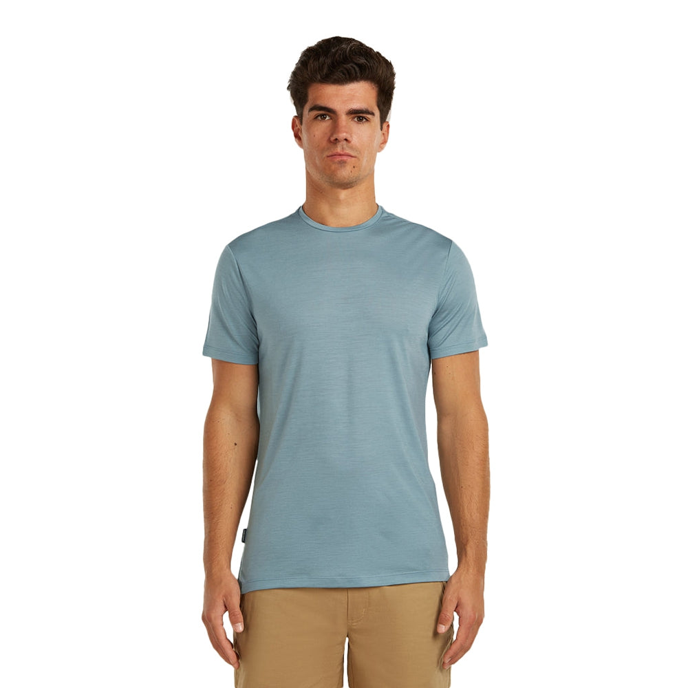 Icebreaker M 125 Coollt short sleeve Sphere3 Tops in Blue Color