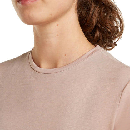 Icebreaker W S/S T Cool-Lite Sphere Tops in Pink Color