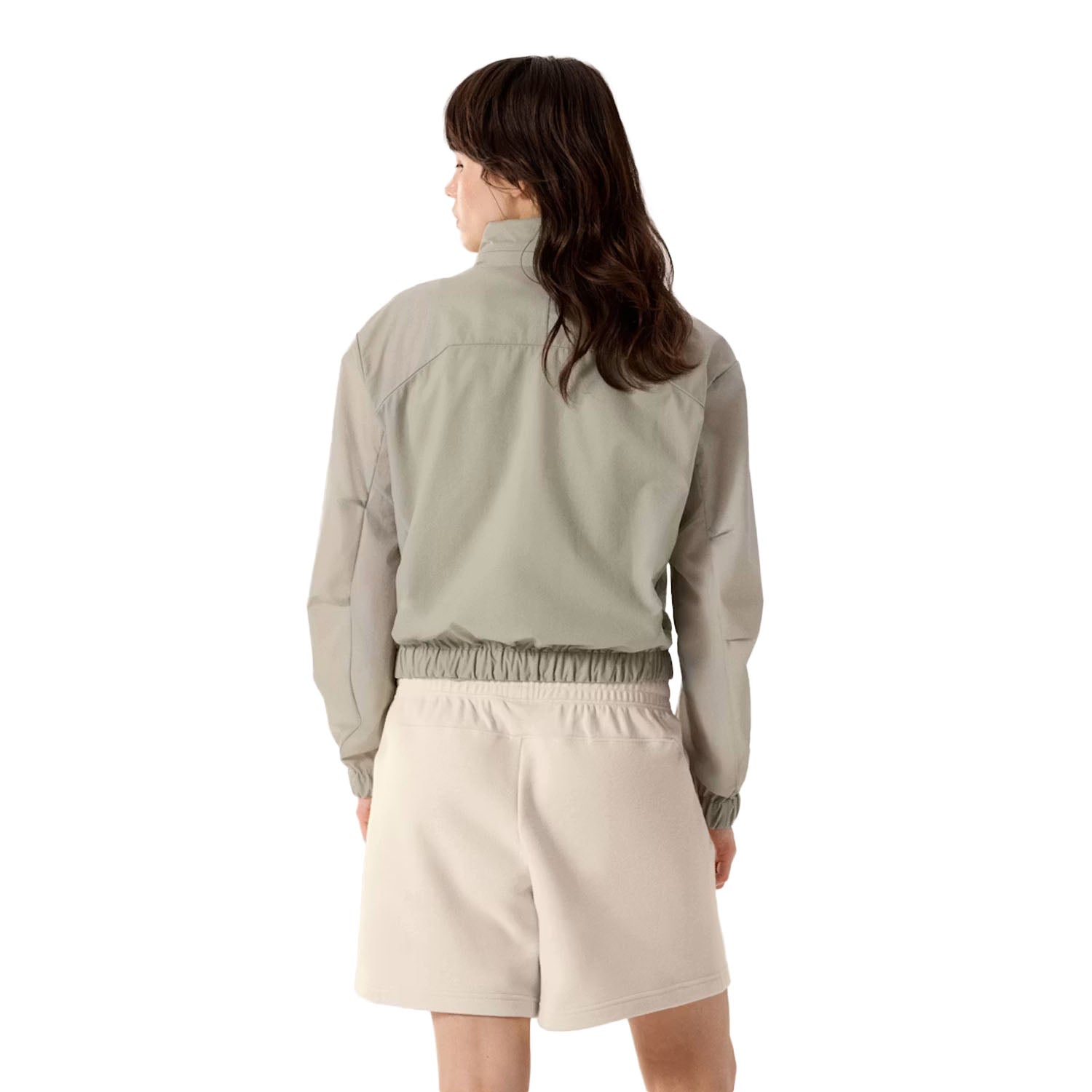 Arc'Teryx Naya Cropped Stowhood W Midlayer in Brown Color