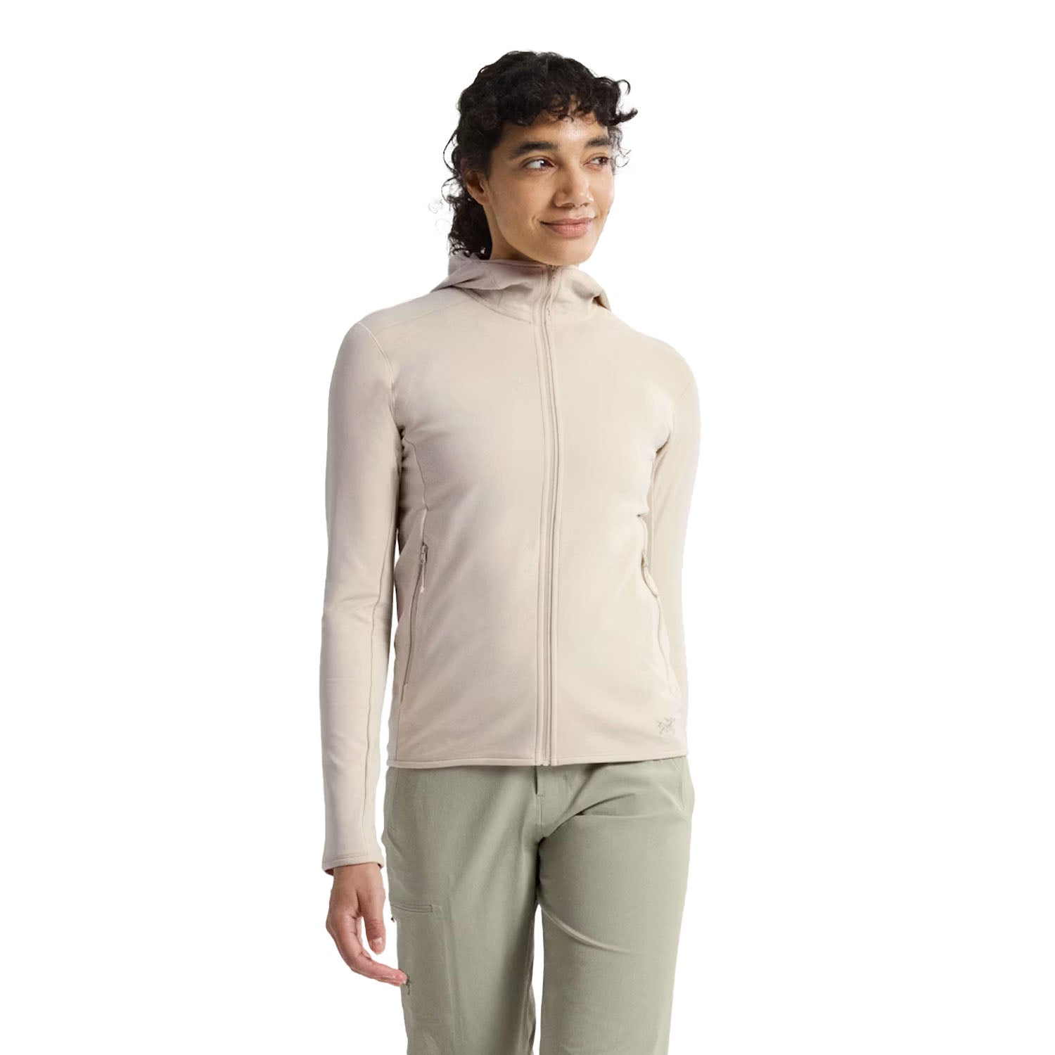Arc'Teryx Kyanite Lt Hoody Womens Midlayer in Brown Color