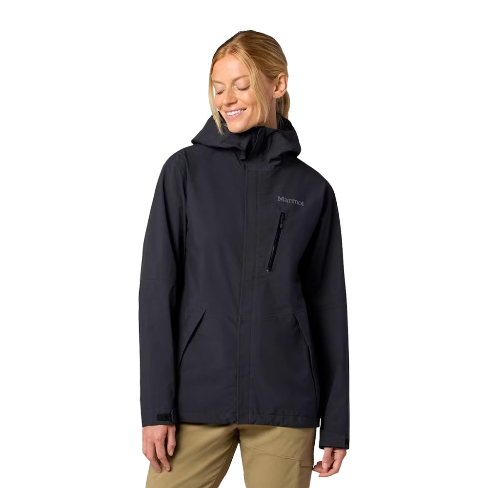 Marmot W Prcp Evo Pro Jkt Shells in Black Color