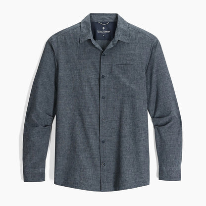 Royal Robbins Mens Amp Lite 11 L/S Tops in Blue Color