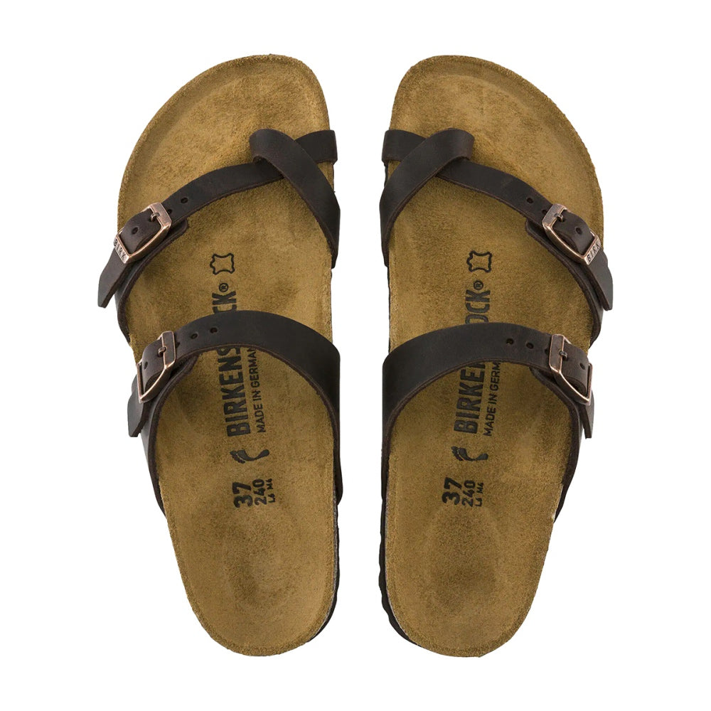 Birkenstock Mayari Nu Oiled Habana R Sandals in Brown Color