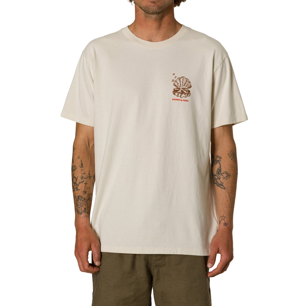 Katin Vibrations Tee Tops in White Color