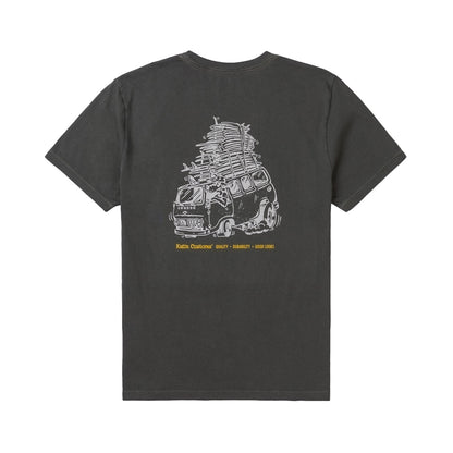 Katin Haulin Tee Tops in Grey Color