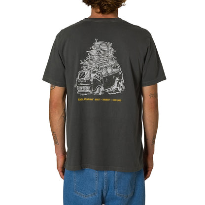 Katin Haulin Tee Tops in Grey Color