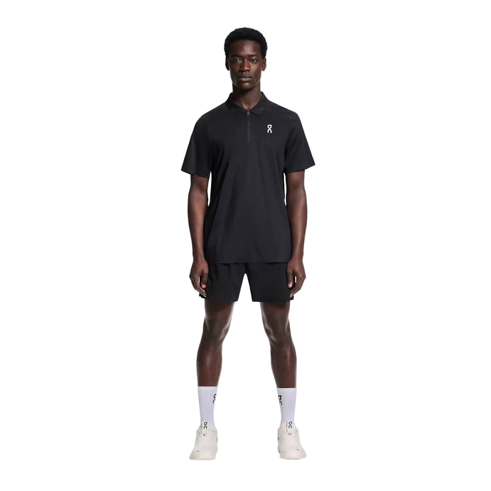 On Court Polo Tops in Black Color
