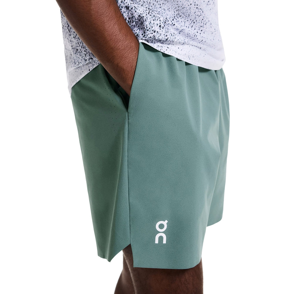 On 7 In Court Shorts in Green Color