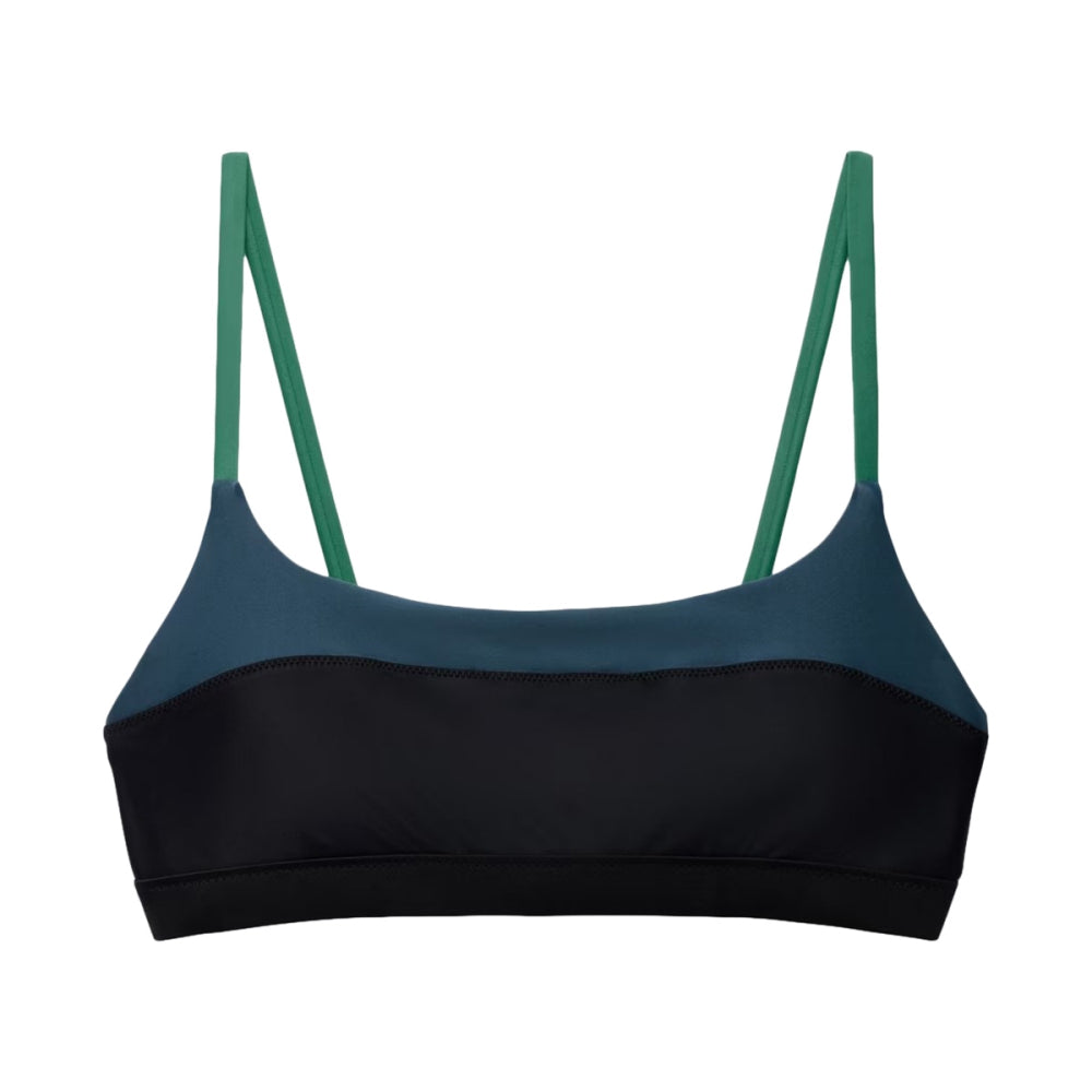 Prana Baja Bound Adjustabletop Swimsuits in Blue Color