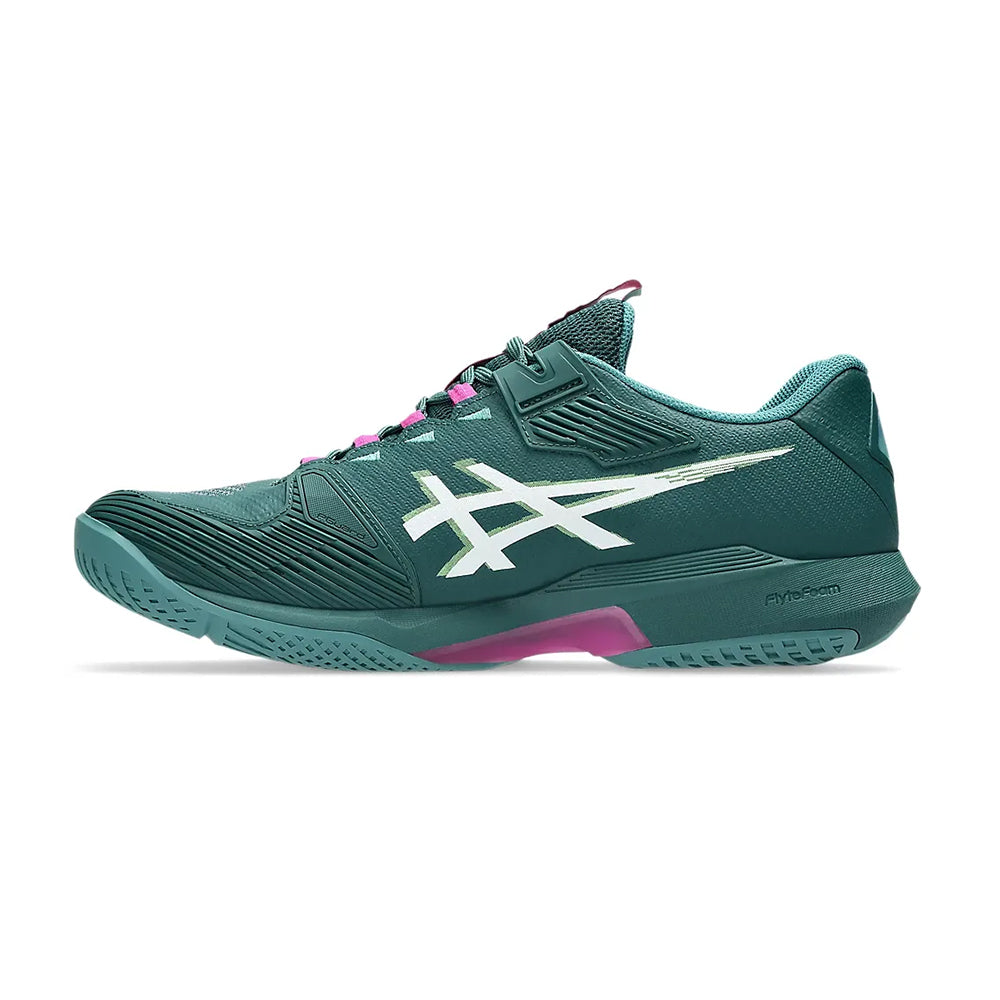 Asics Solution Speed FF 4 Tennis Shoes in Green Color