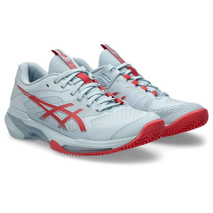 Asics Solution Speed FF 4 Clay Tennis Shoes in Blue Color