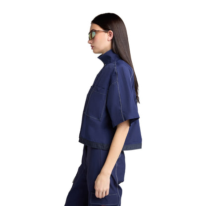 Seniq Dirtpop Trek Jacket Pullover in Blue Color