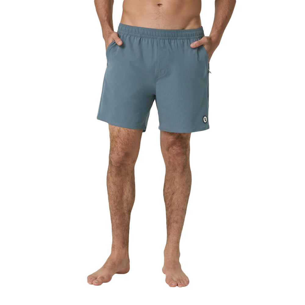 Vuori Maverick Volley Short Swimsuits in Blue Color