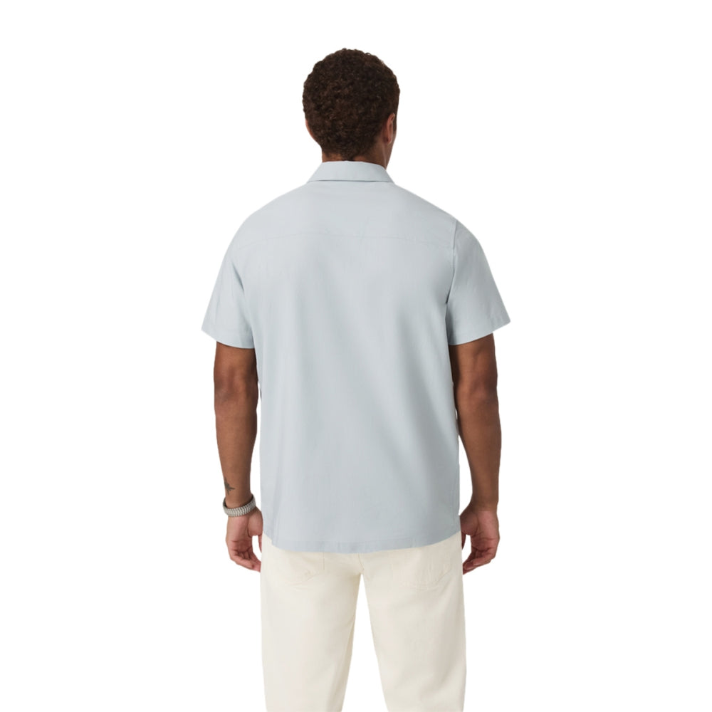 Vuori short sleeve Manhattan Button Down Tops in Green Color