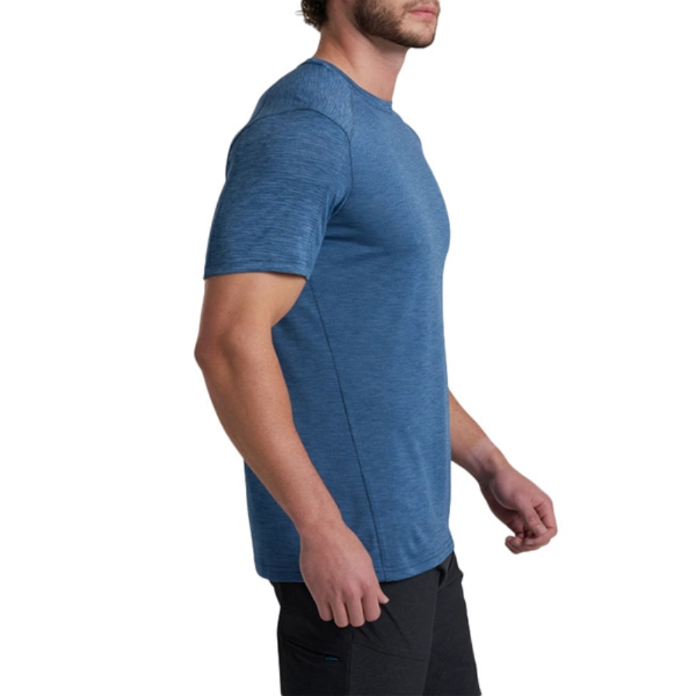 Kuhl Engineered Krew S/S Tops in Blue Color