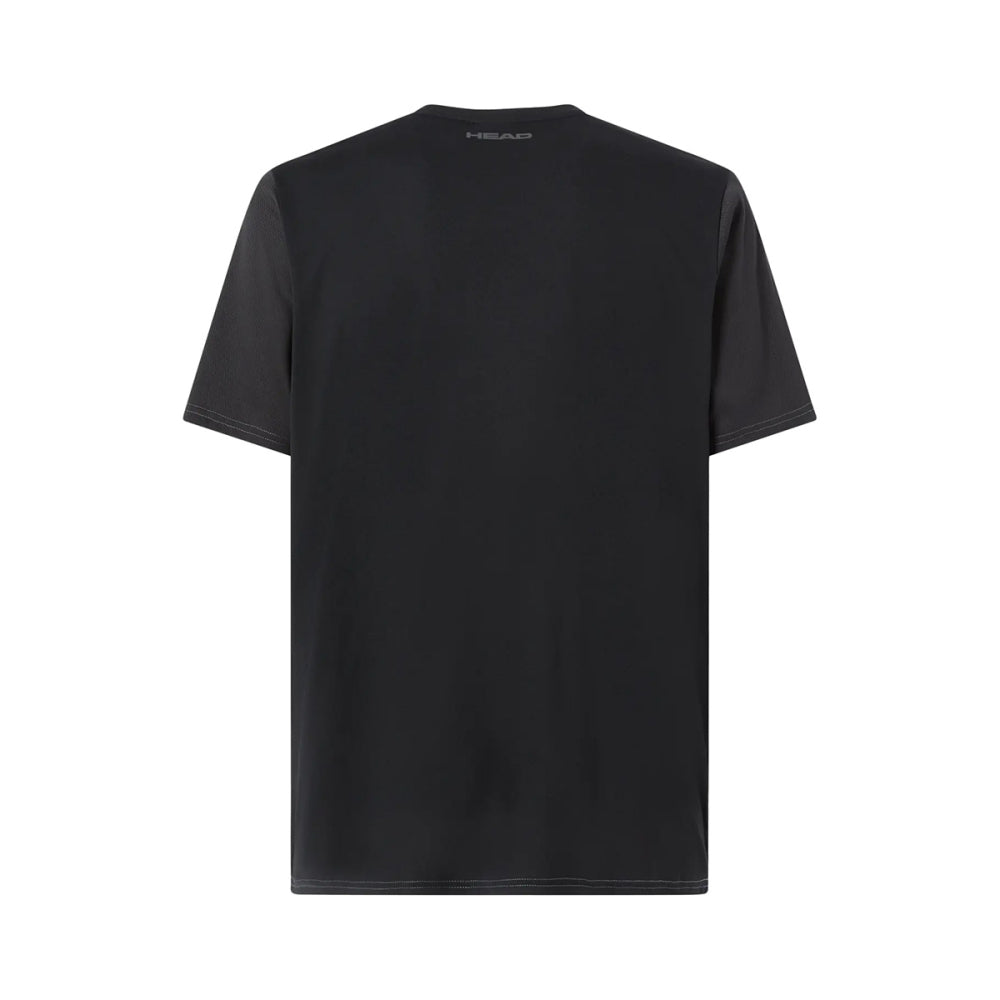 Head Club 25 Tech T-Shirt Tops in Black Color