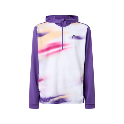 Head Topspin Hoodie Pullover in Purple Color