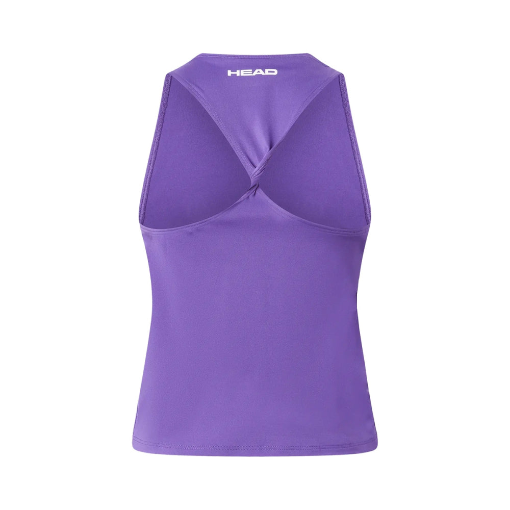 Head Move Tank Top in Purple Color