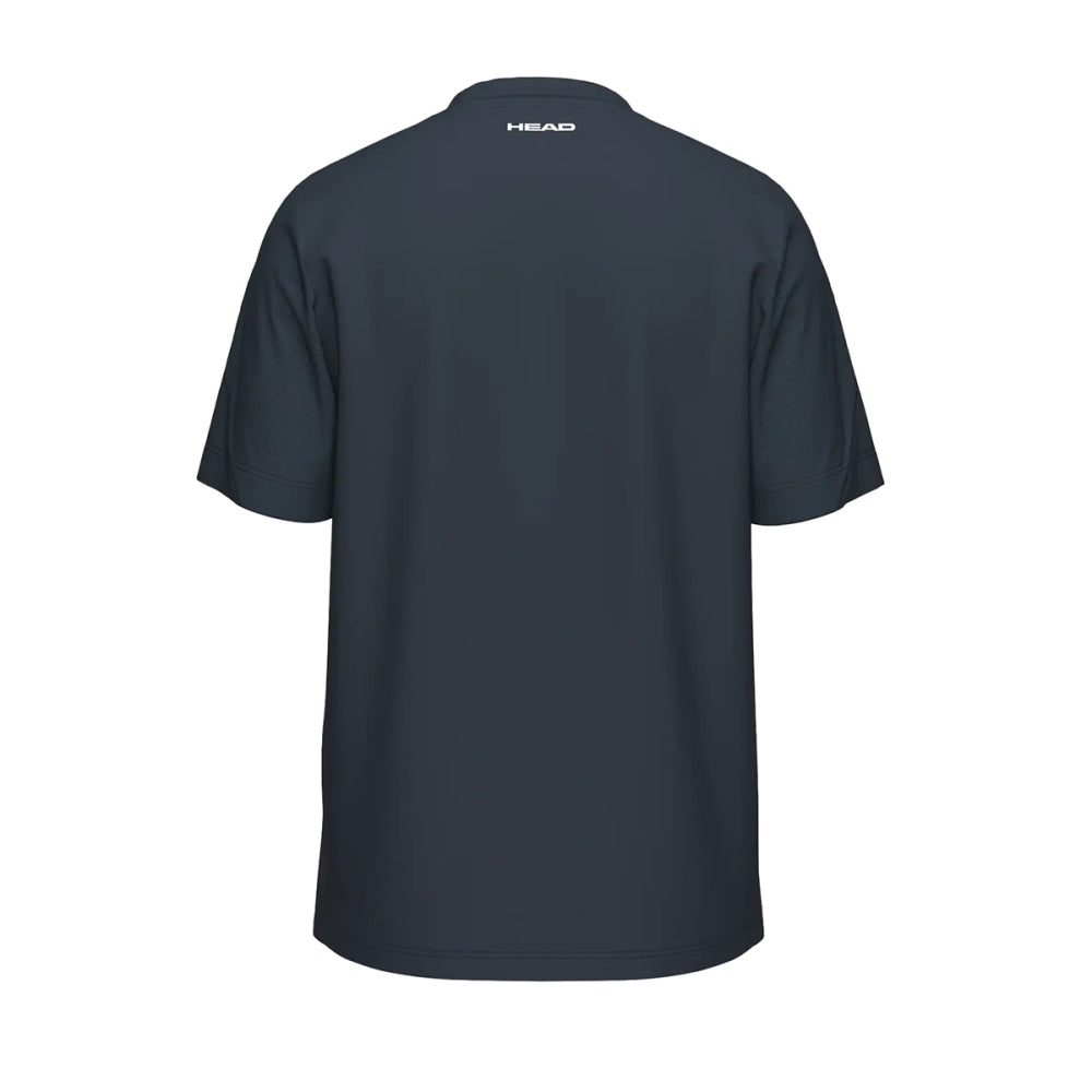 Head Slice T-Shirt Tops in Blue Color