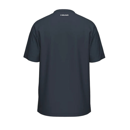 Head Slice T-Shirt Tops in Blue Color