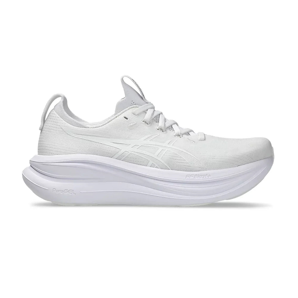 Asics GEL-Nimbus 28 Running Shoes in White Color