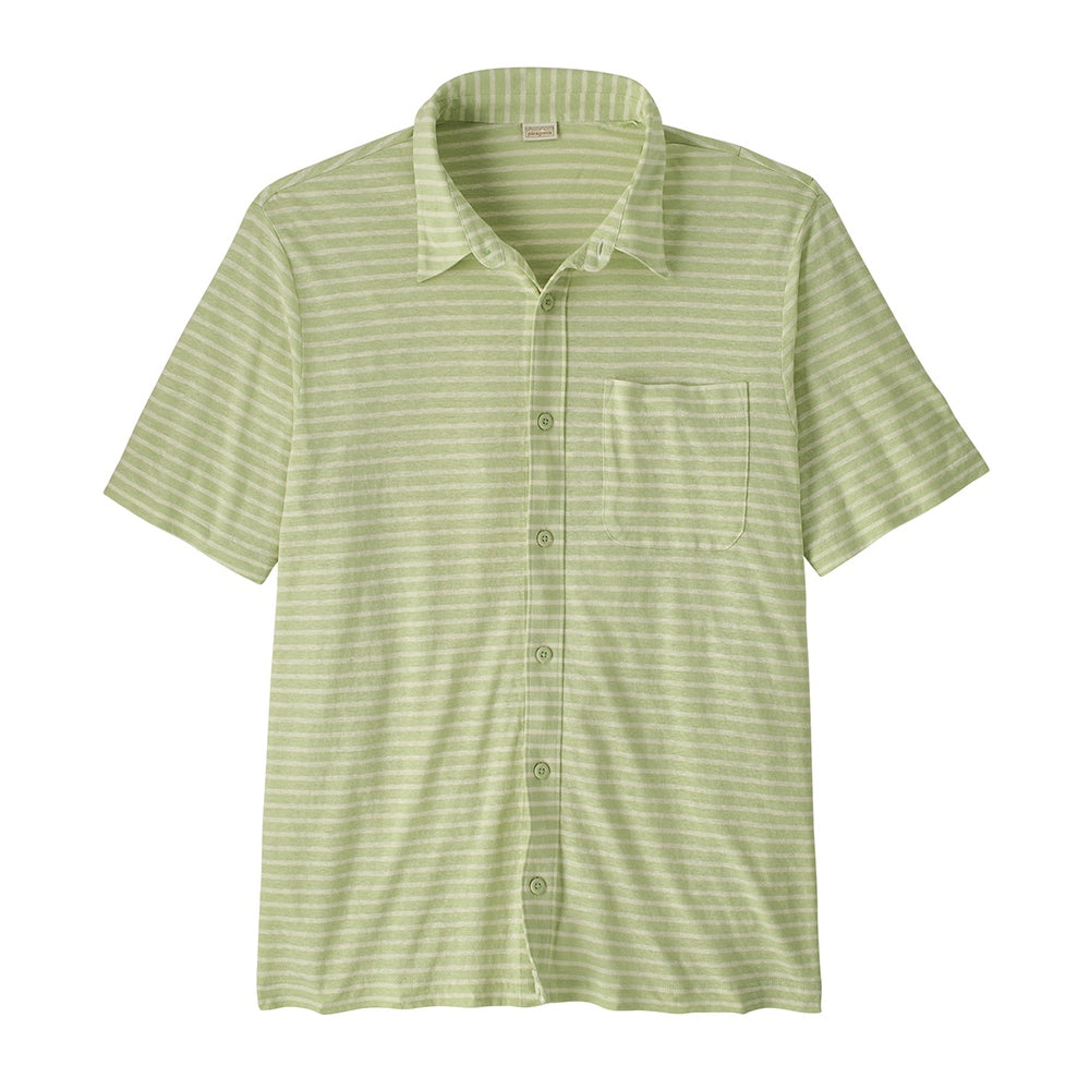Patagonia M'S Trail Harbor Button Tops in Green Color
