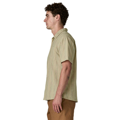 Patagonia M'S Back Step Shirt Tops in Grey Color
