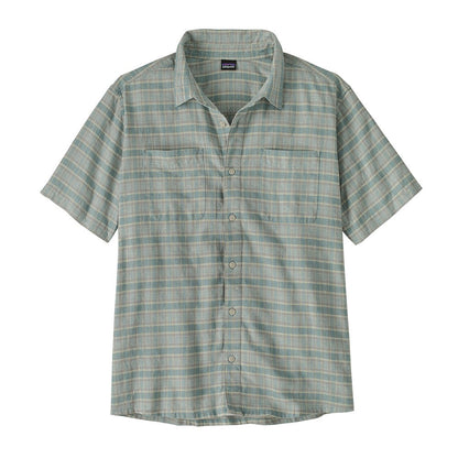 Patagonia M'S Back Step Shirt Tops in Blue Color