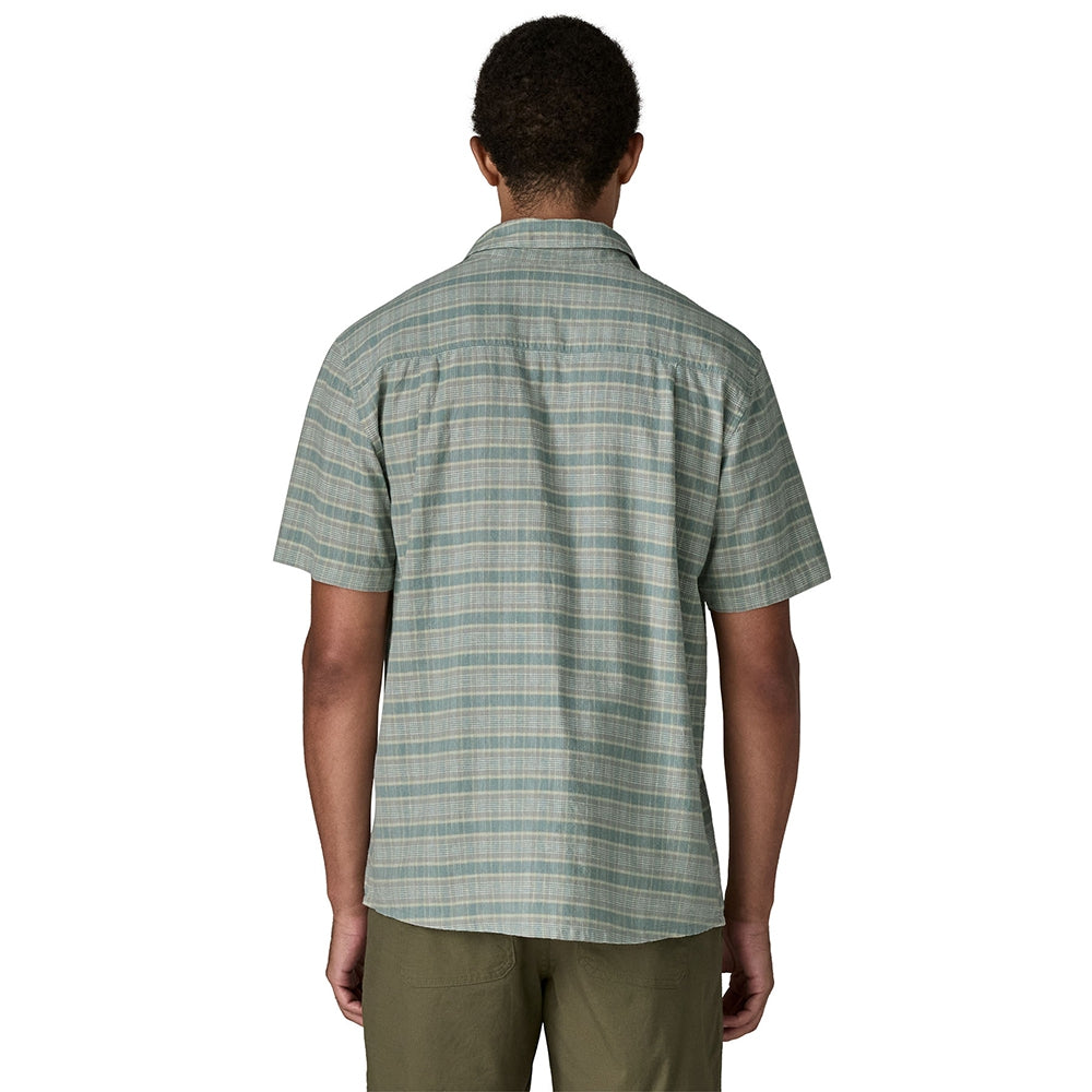 Patagonia M'S Back Step Shirt Tops in Blue Color