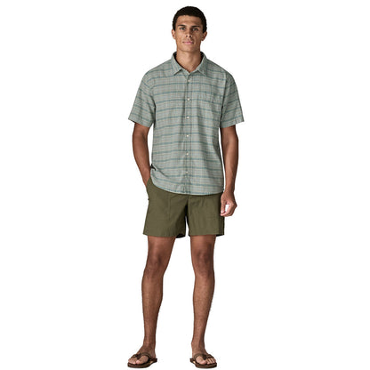 Patagonia M'S Back Step Shirt Tops in Blue Color