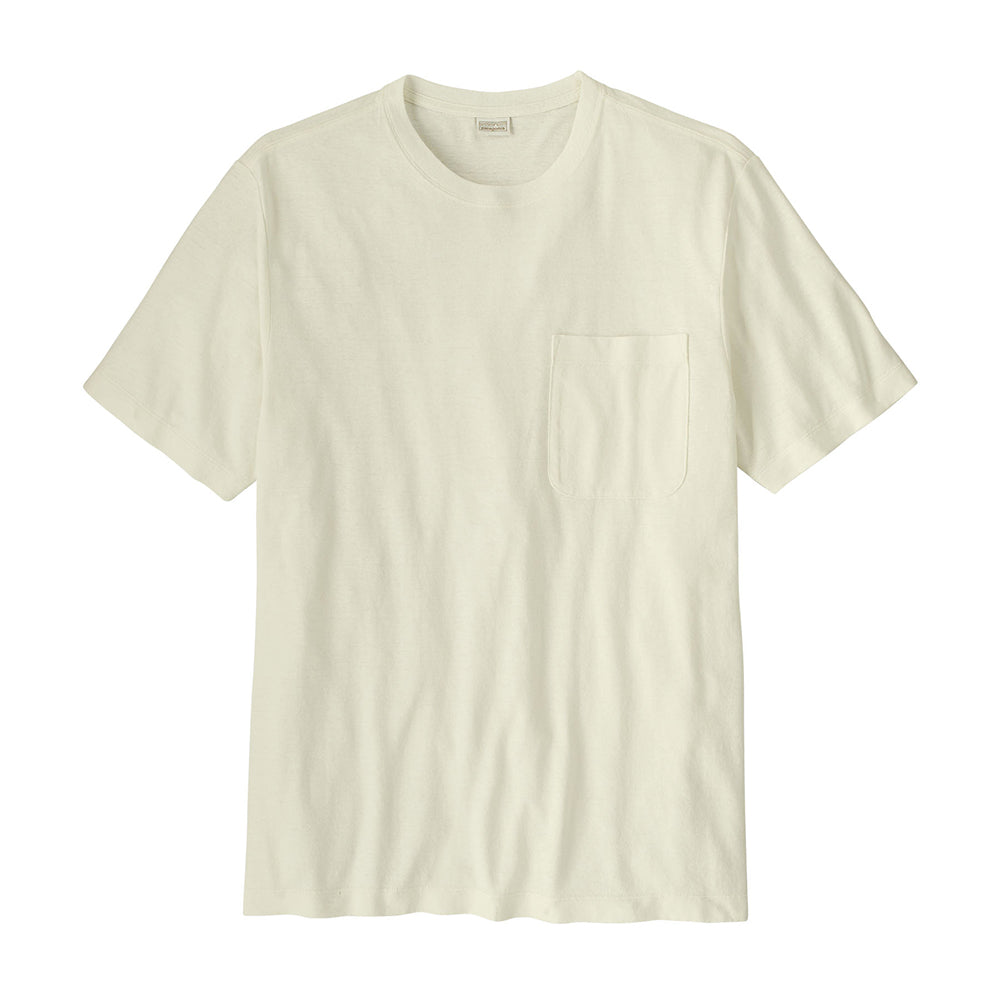 Patagonia M'S Trail Harbor Pocket Tops in White Color