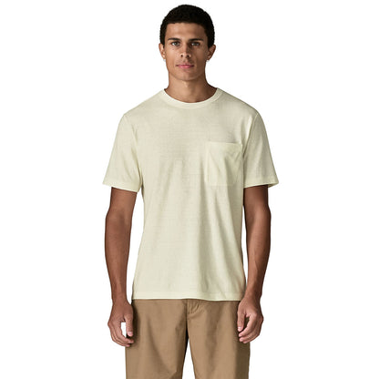 Patagonia M'S Trail Harbor Pocket Tops in White Color