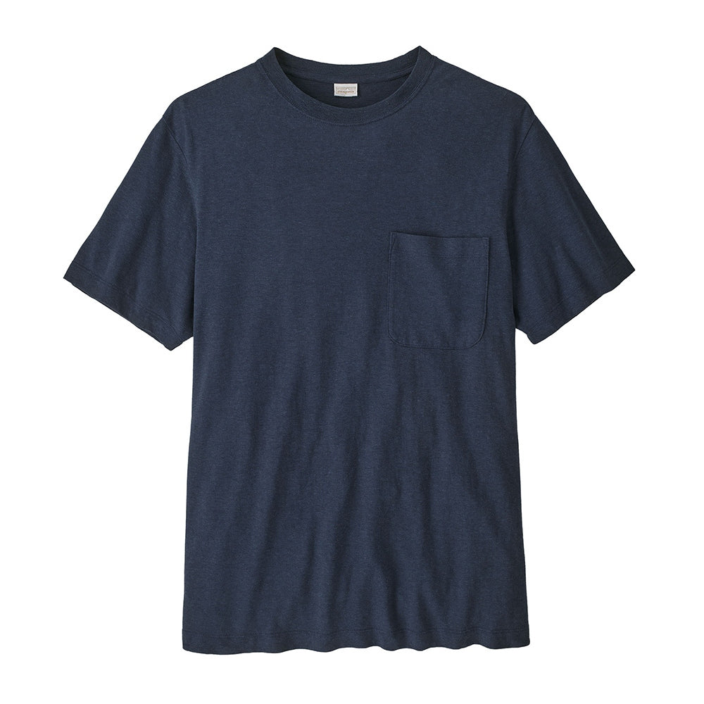 Patagonia M'S Trail Harbor Pocket Tops in Blue Color