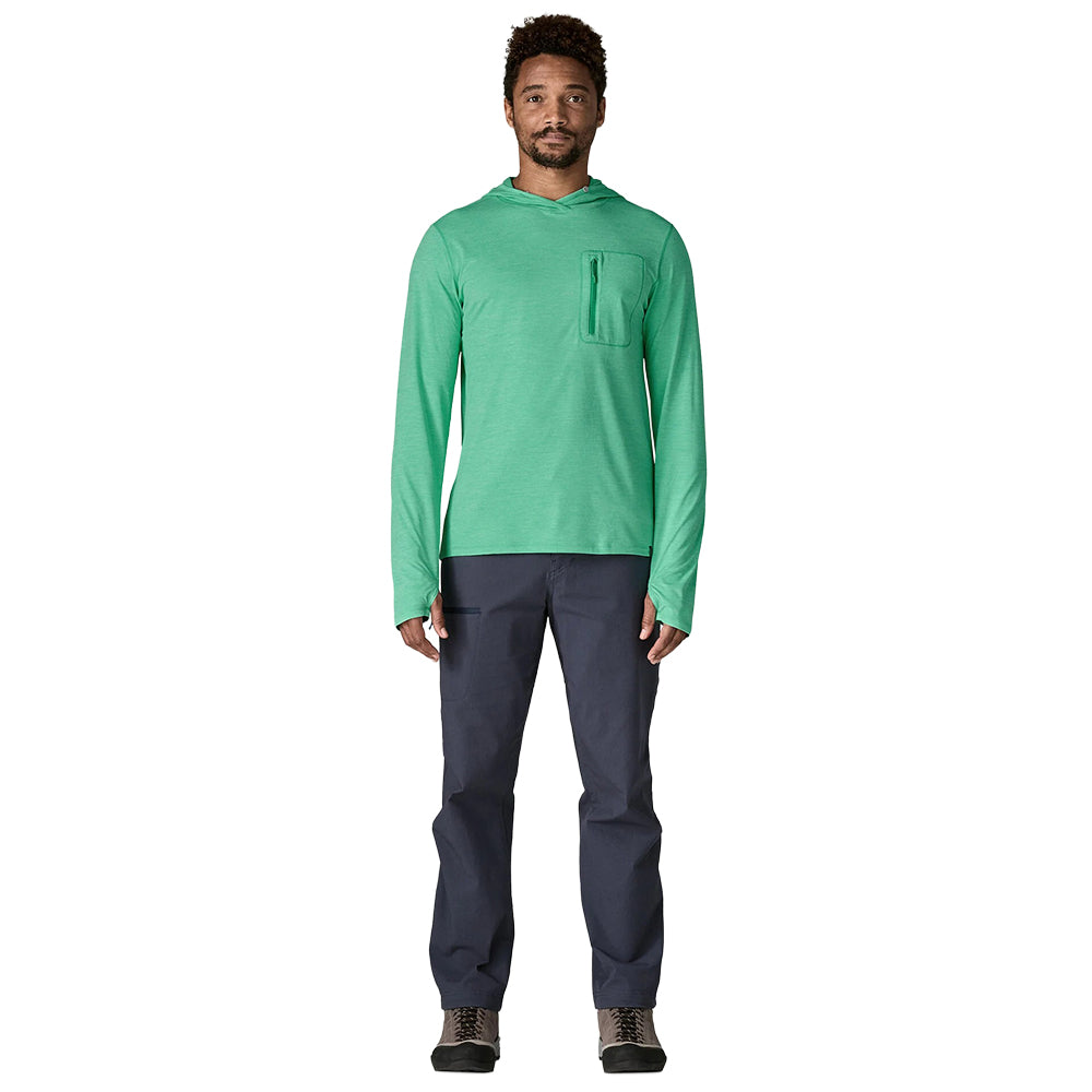 Patagonia M'S Cap Cool Sun Hoody Pullover in Blue Color