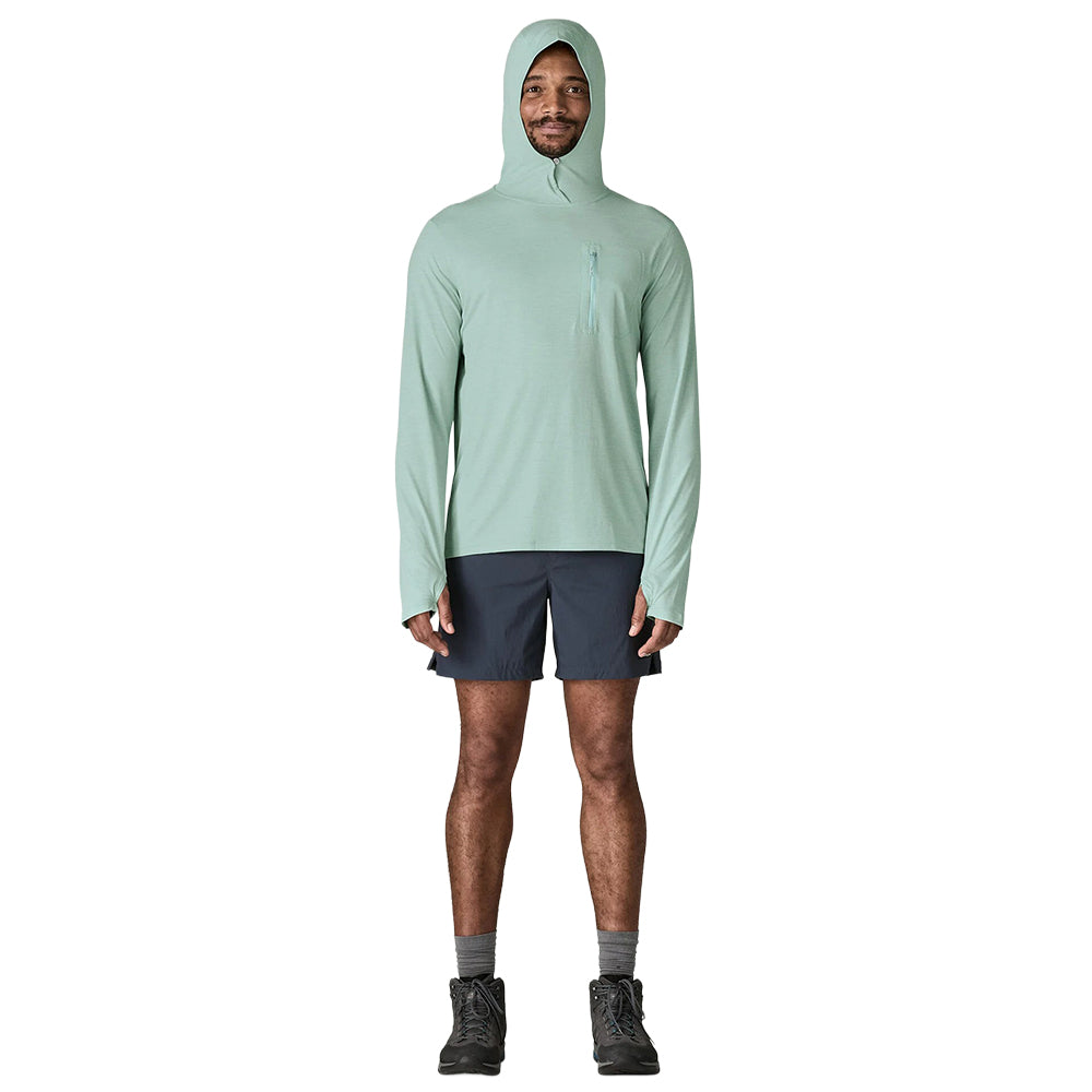 Patagonia M'S Cap Cool Sun Hoody Pullover in Blue Color
