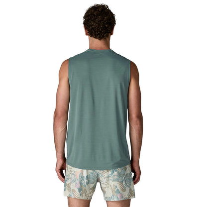Patagonia M'S Cap Cool Ultra Tank Tops in Blue Color
