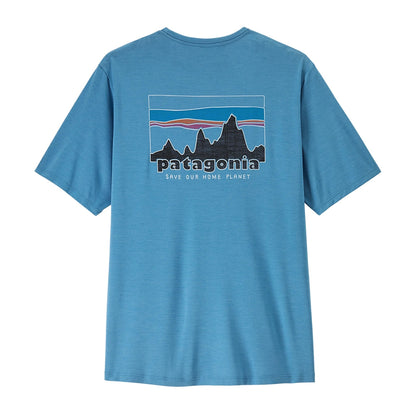 Patagonia M'S capilene cool daily Shirt Tops in Blue Color