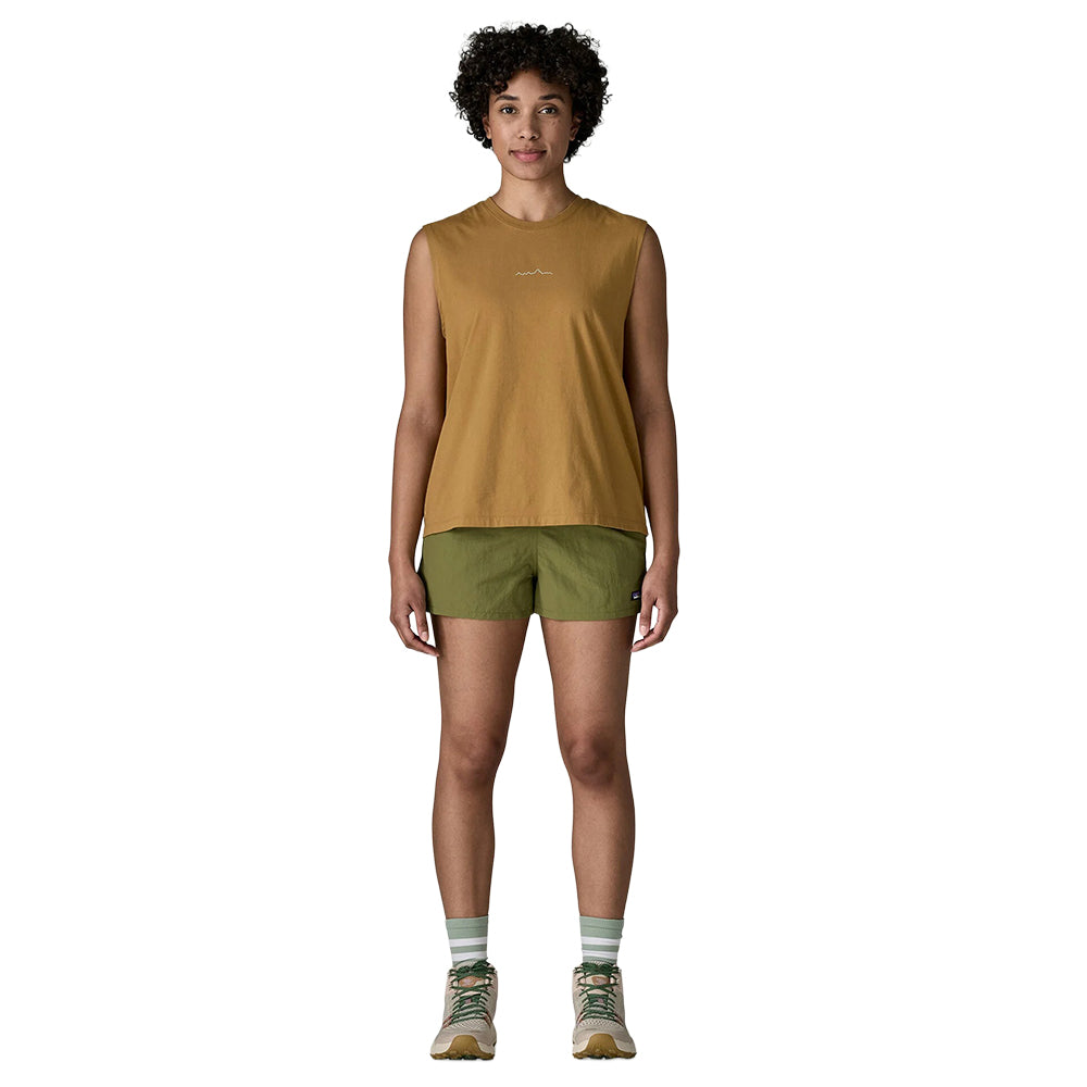 Patagonia W'S Barely Baggies Short Swimsuits in Green Color