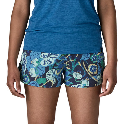 Patagonia W'S Barely Baggies Short Swimsuits in Blue Color