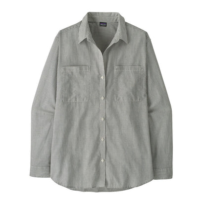 Patagonia W'S Lw A/C Buttondown Tops in Blue Color