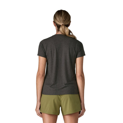 Patagonia W'S Cap Cool Trail Shirt Tops in Black Color