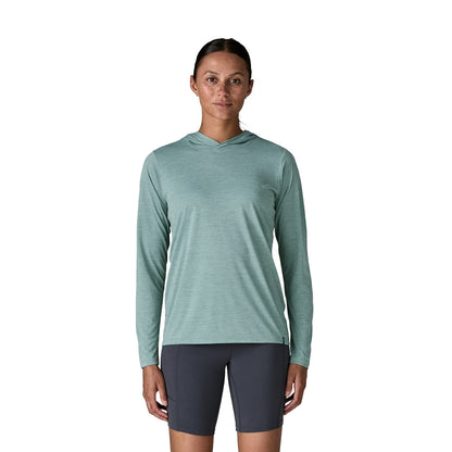 Patagonia W'S capilene cool daily Hoody Pullover in Blue Color