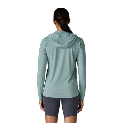 Patagonia W'S capilene cool daily Hoody Pullover in Blue Color