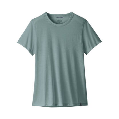 Patagonia W'S Cap Cool Trail Shirt Tops in Blue Color