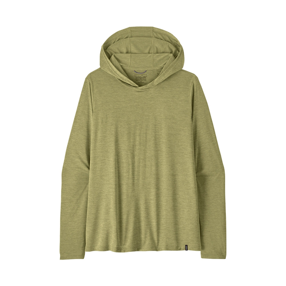 Patagonia W'S capilene cool daily Hoody Pullover in Green Color