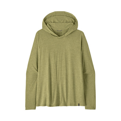 Patagonia W'S capilene cool daily Hoody Pullover in Green Color