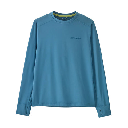 Patagonia K'S L/S capilene silkweight T-Shirt Tops in Blue Color