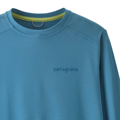 Patagonia K'S L/S capilene silkweight T-Shirt Tops in Blue Color
